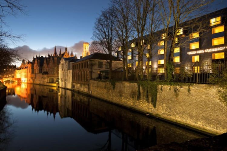 Exterior with canal